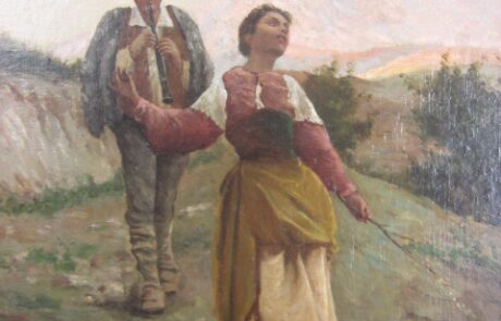 École XIXème, huile sur toile