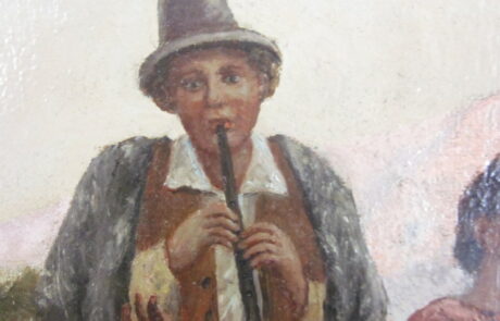 École XIXème, huile sur toile.