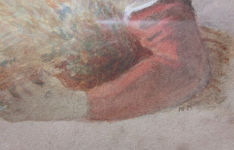 Aquarelle gouachée