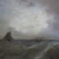 Marine XIXème, huile sur toile.