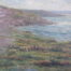 Moutons dans la Hague, peintre de la Normandie