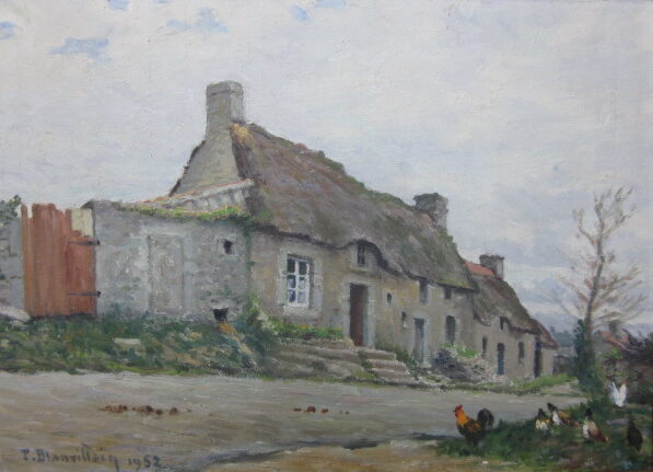 Paul BLANVILLAIN, ferme à Barfleur