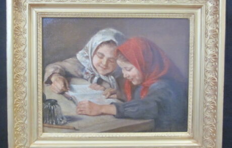 Huile sur toile, peinture XXème.