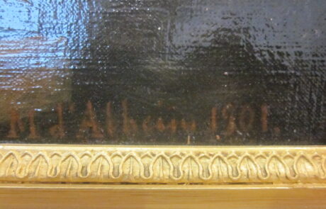 Huile sur toile, peinture XXème.