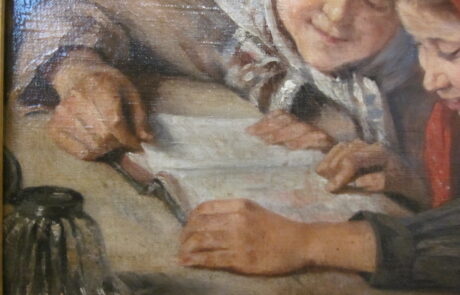 Huile sur toile, peinture XXème.