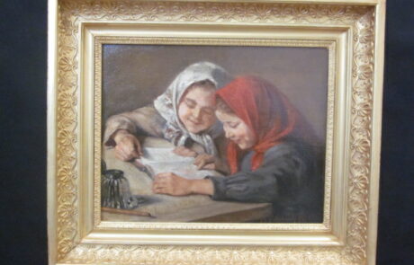 Huile sur toile, peinture XXème.